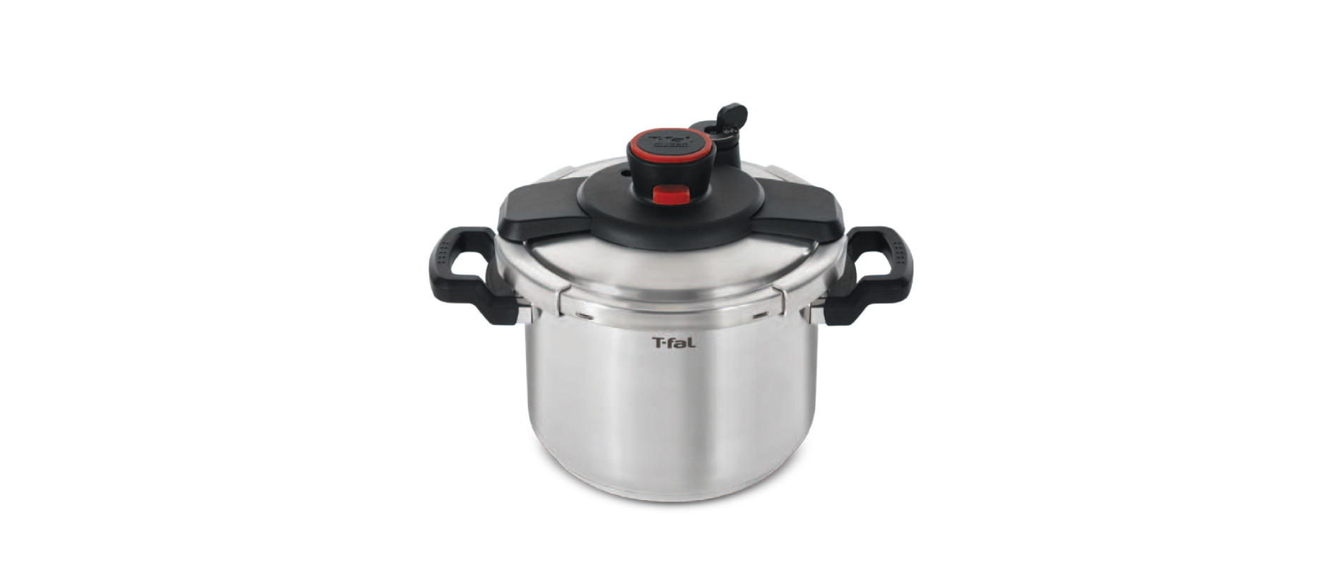 T-fal 6-Quart Stainless Steel Pressure Cooker with One-Hand System